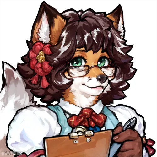 Thumbnail Fox Secretary Art by HeavyRivet | Furry Category