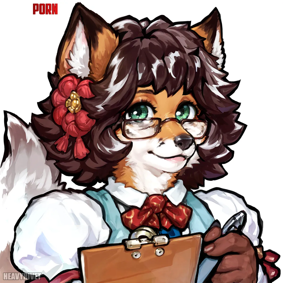 Fox Secretary by HeavyRivet