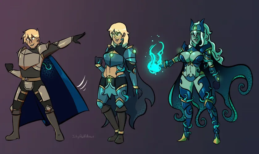 Thumbnail Magical Transformations: Eldritch Enhancements by InkyFluffsDraws in the Transformation Category