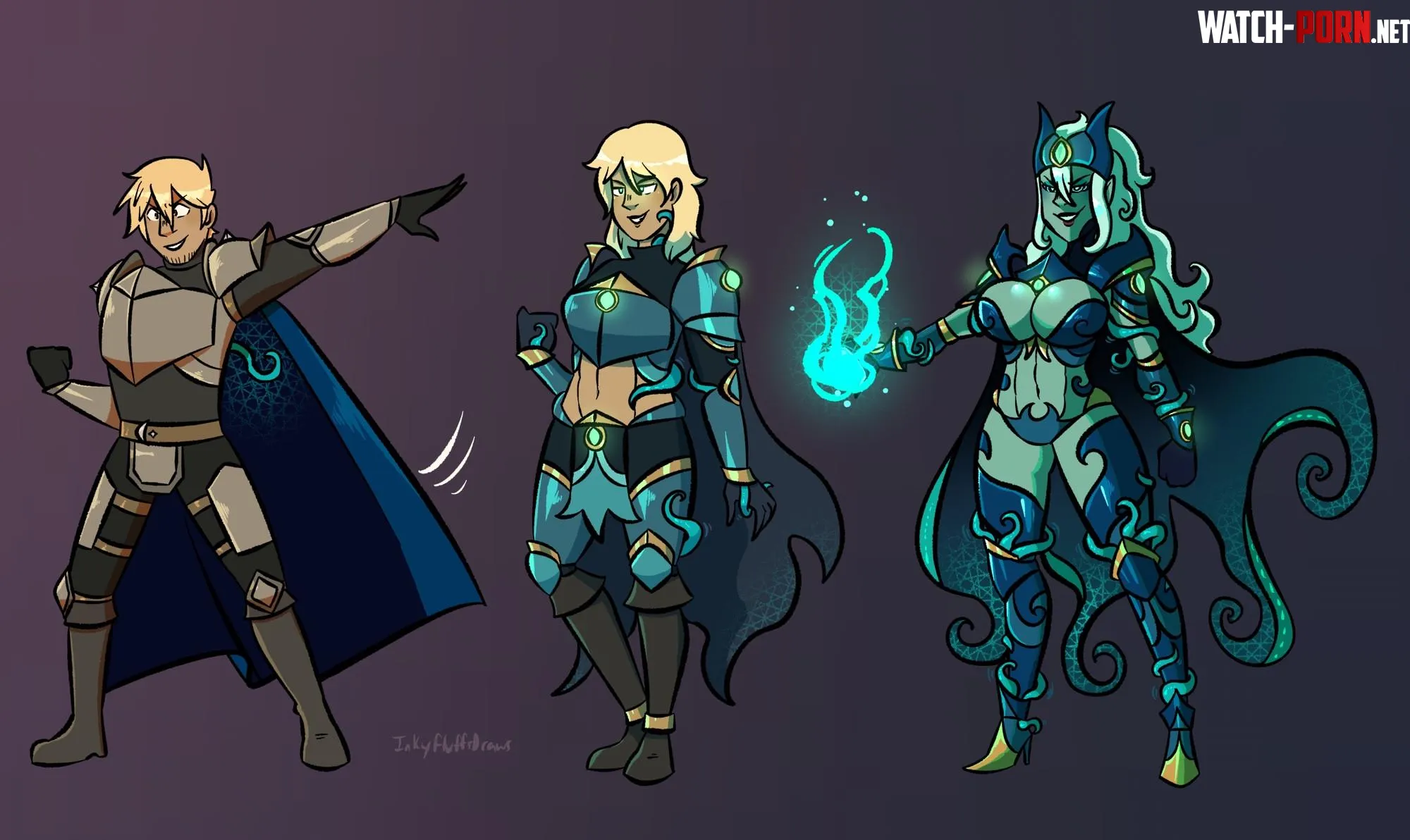 EldritchEnhancements by InkyFluffsDraws Human Adventurergt Female Eldritch Sorceress by aaaac11