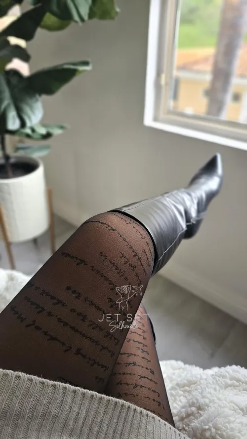 Thumbnail Playful at 57: A Dive into Hosiery Adventures by JetSetSilhouette