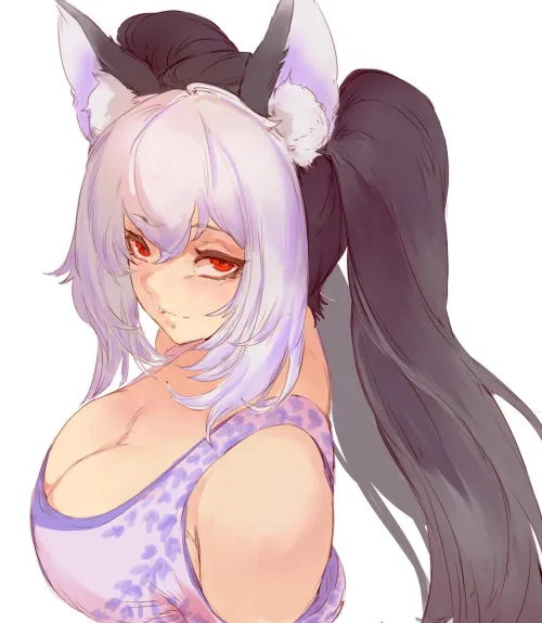 Thumbnail Fox Girl Artwork by StarvingArtist2000 in MonsterGirl Category