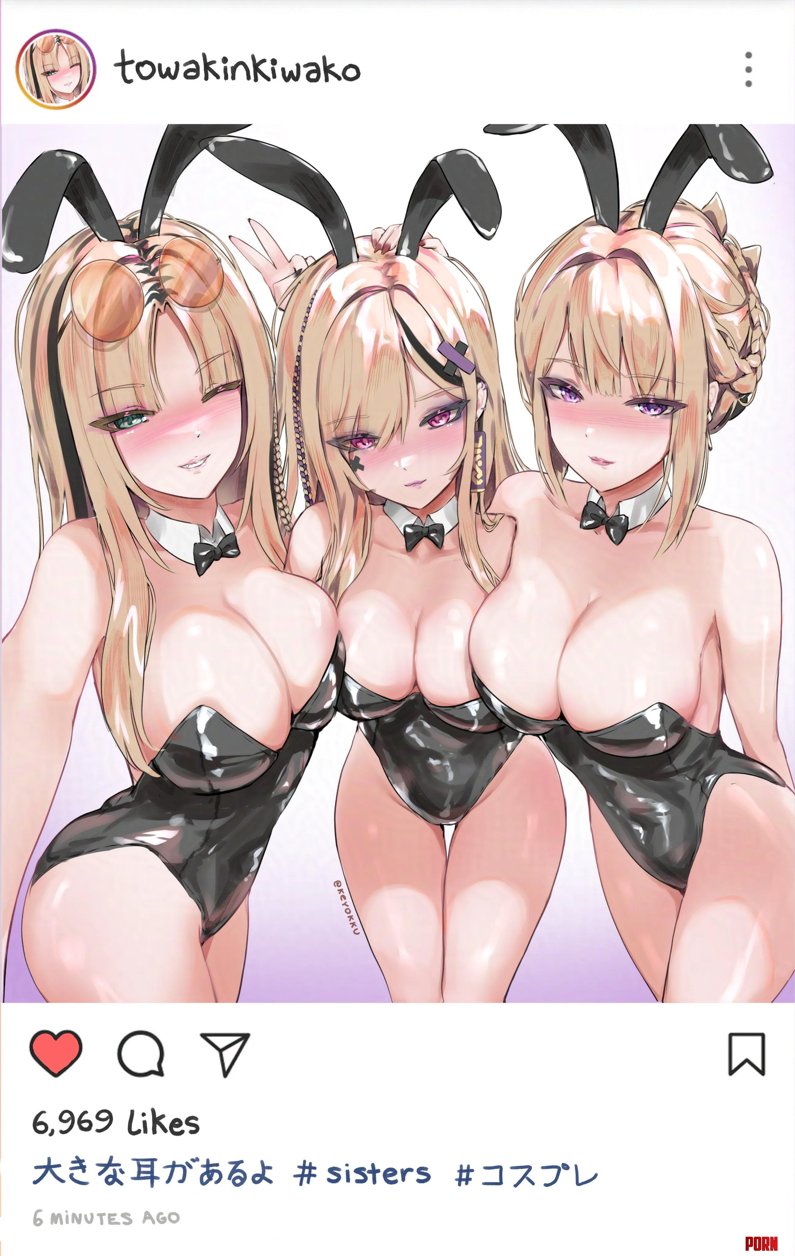 Trio of Bunnies by CheetahSperm18