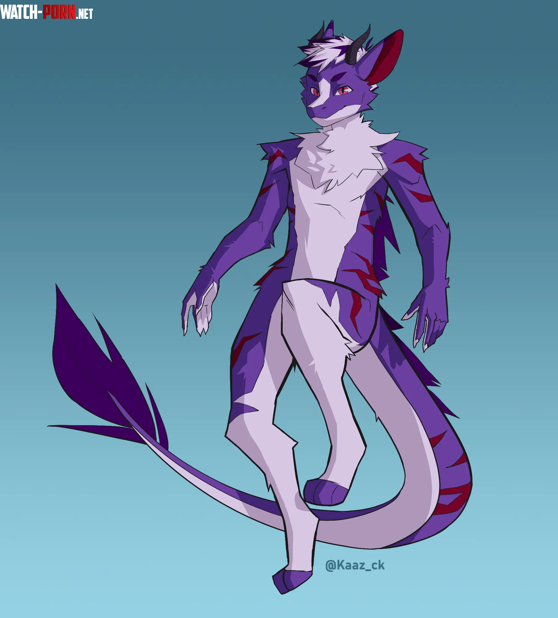 Simple but cool fur design Art by me Comms Open by Kaaz_ck
