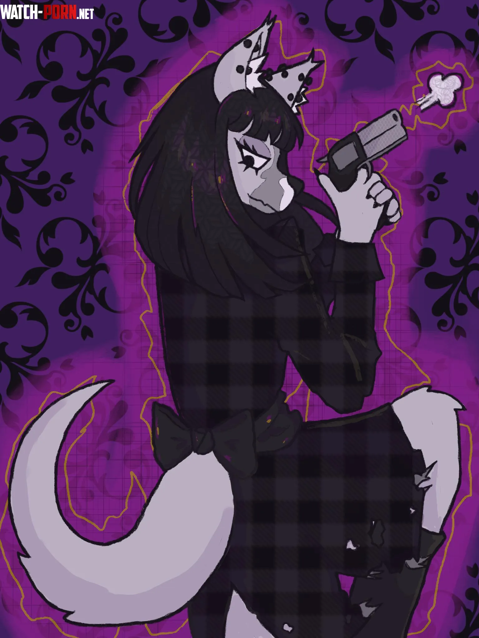 Kangaroo Girls With Guns OC by meatless-cutlet