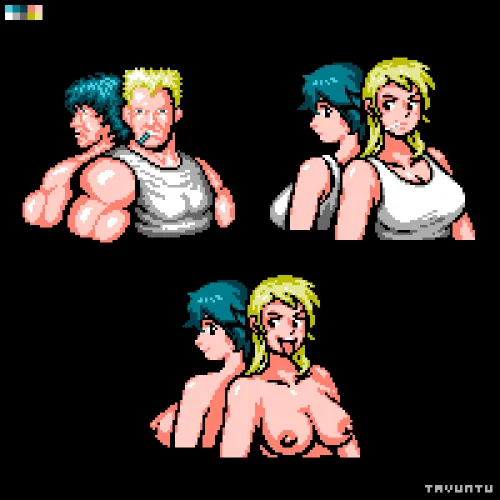 Thumbnail Gender Swap Fantasies: Tavuntu Explores PixelArtNSFW