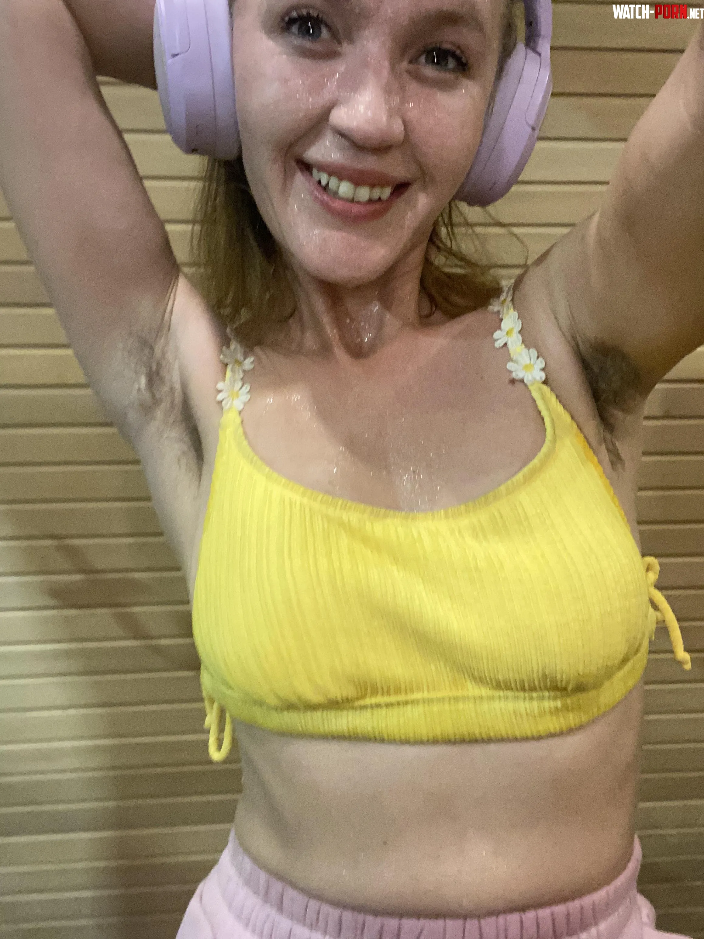 Hairy and sweaty gym armpits by SpitInMyMouth420_