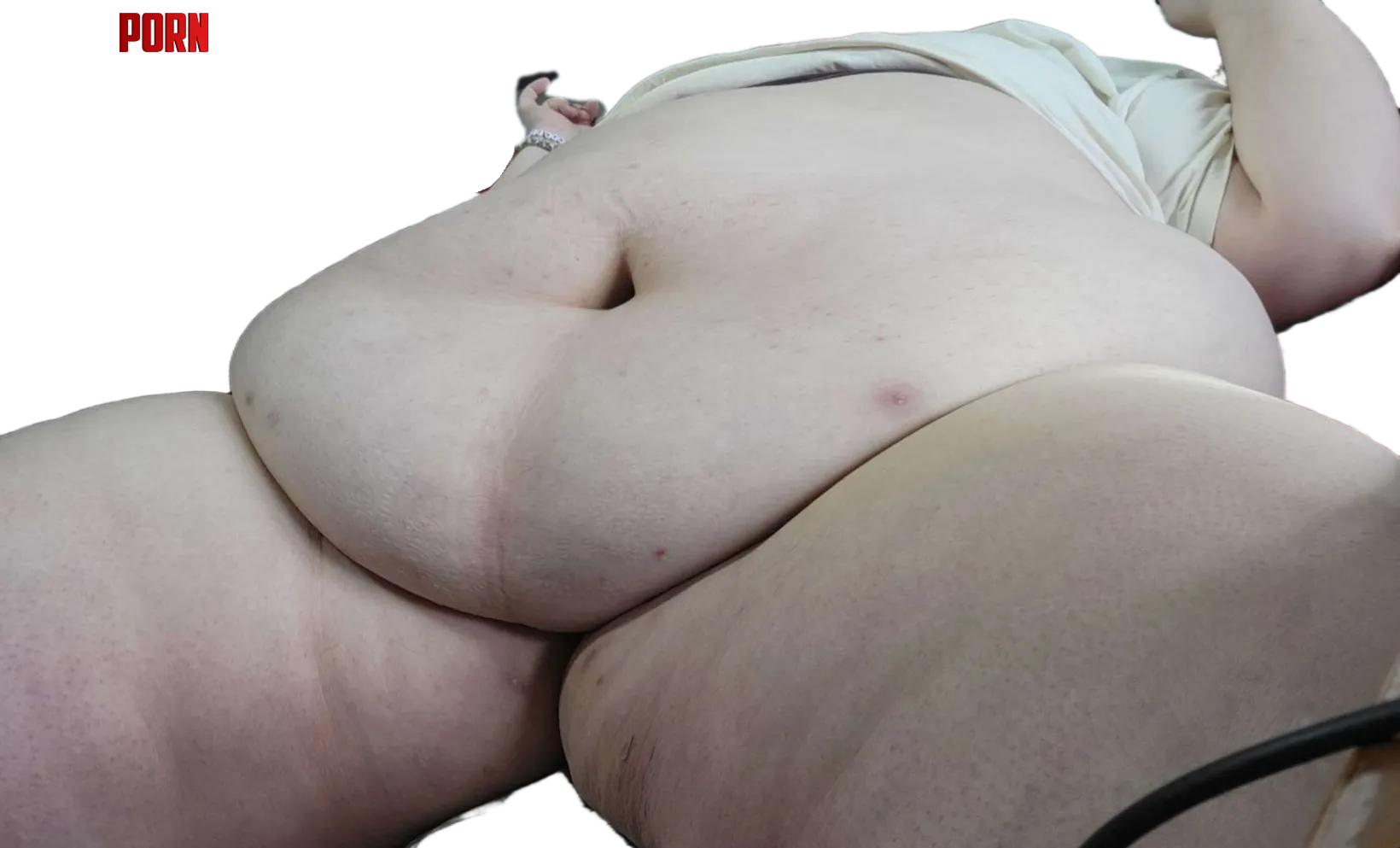 Youll have to lift my heavy belly to reach my needy pussy by Plumpawaroo