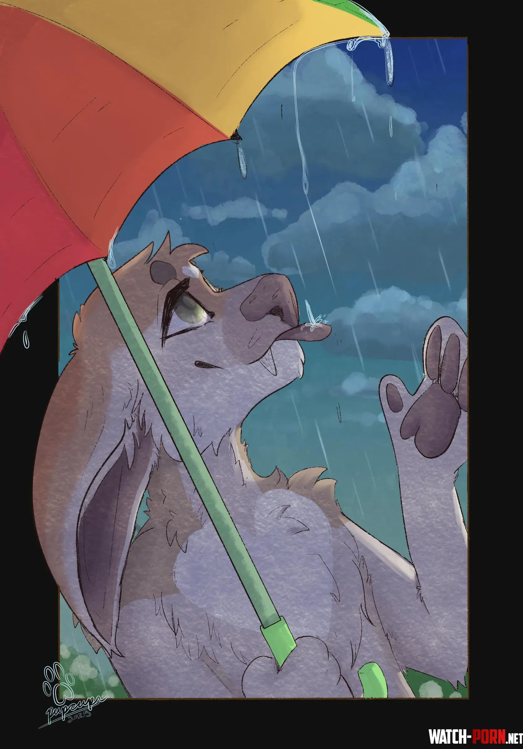 dont you love a good rainstorm by justadumbpup