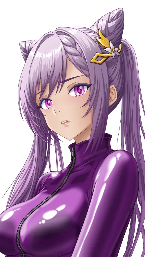 Thumbnail Keqing from Genshin Impact: Anime Bodysuits Insider