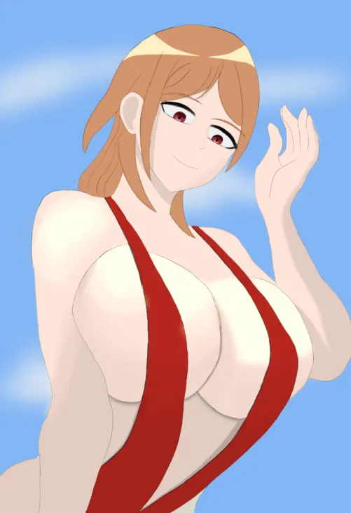 Thumbnail Sizzling Artistry: Eiko Hozuki Unveiled by Trash_Various in Swimsuit World