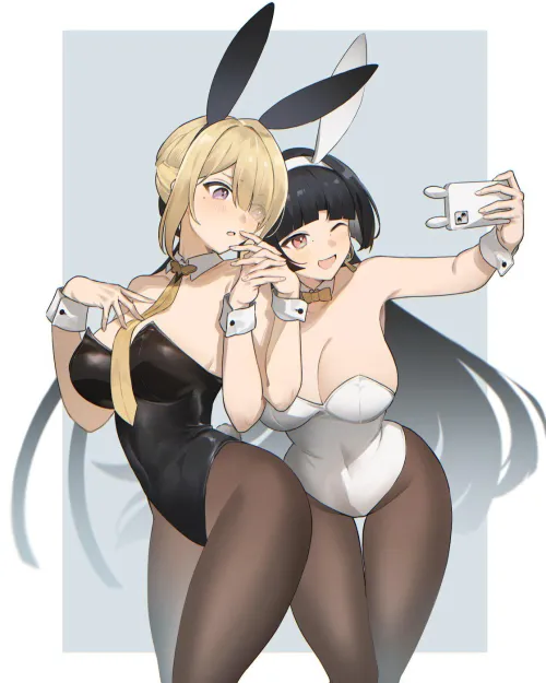 Thumbnail Fluffy Bunny Selfie: Bunny Selfie Zenless Zone Zero by CheetahSperm18