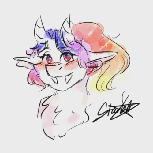 Thumbnail Longtime Memories: GabriH3LL's Doodle of Fursona | Furry