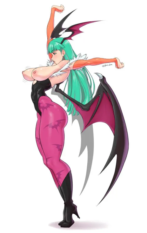 Thumbnail Erotic Artistry: Morrigan Aensland Yoru Dan by Far_Solution2944