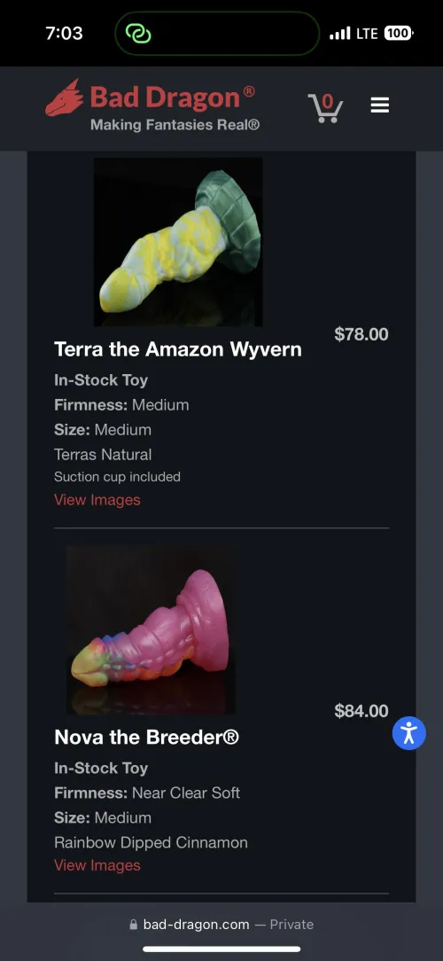 Thumbnail Excitement Over Newest Nova Order - Glitterygirl96 - BadDragon Category