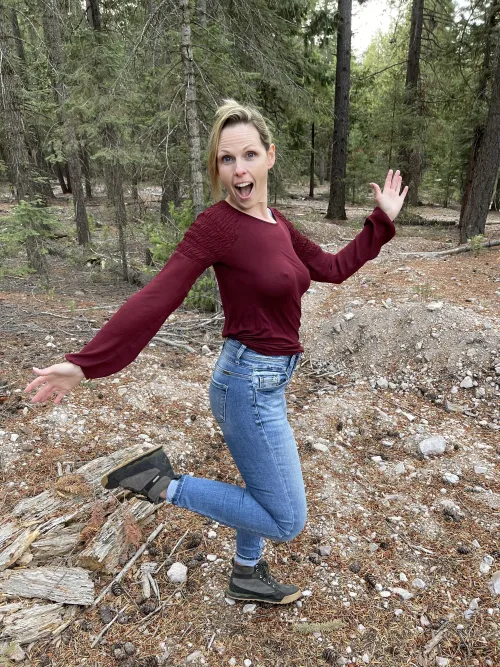 Thumbnail Time to Head Home Before the Bears Come Out by iamSkylerXO | Braless