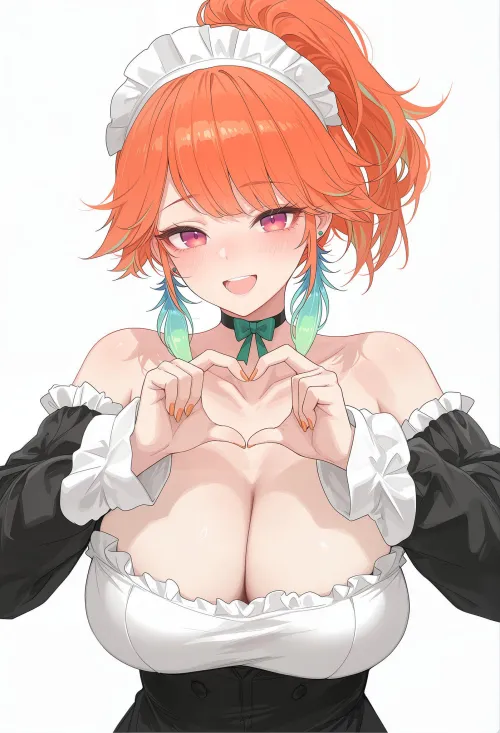 Thumbnail Maid Kiara Hololive - OppaiLove by CheetahSperm18