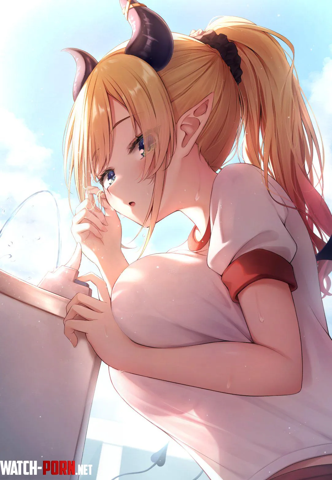 ChocoSensei feeling thirsty by marxsander2016