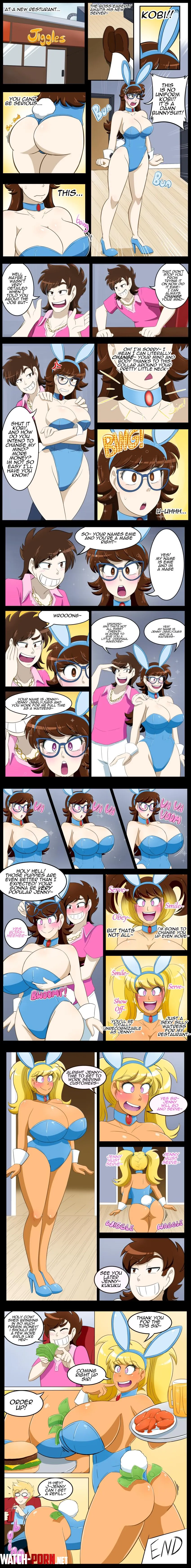 Bunnygirl with a thirst for making master happy kobi94 by ZeroAmelia