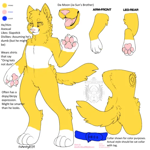 Thumbnail New Semifursona DaMoon: A Furry Creation by RonBOakes87114