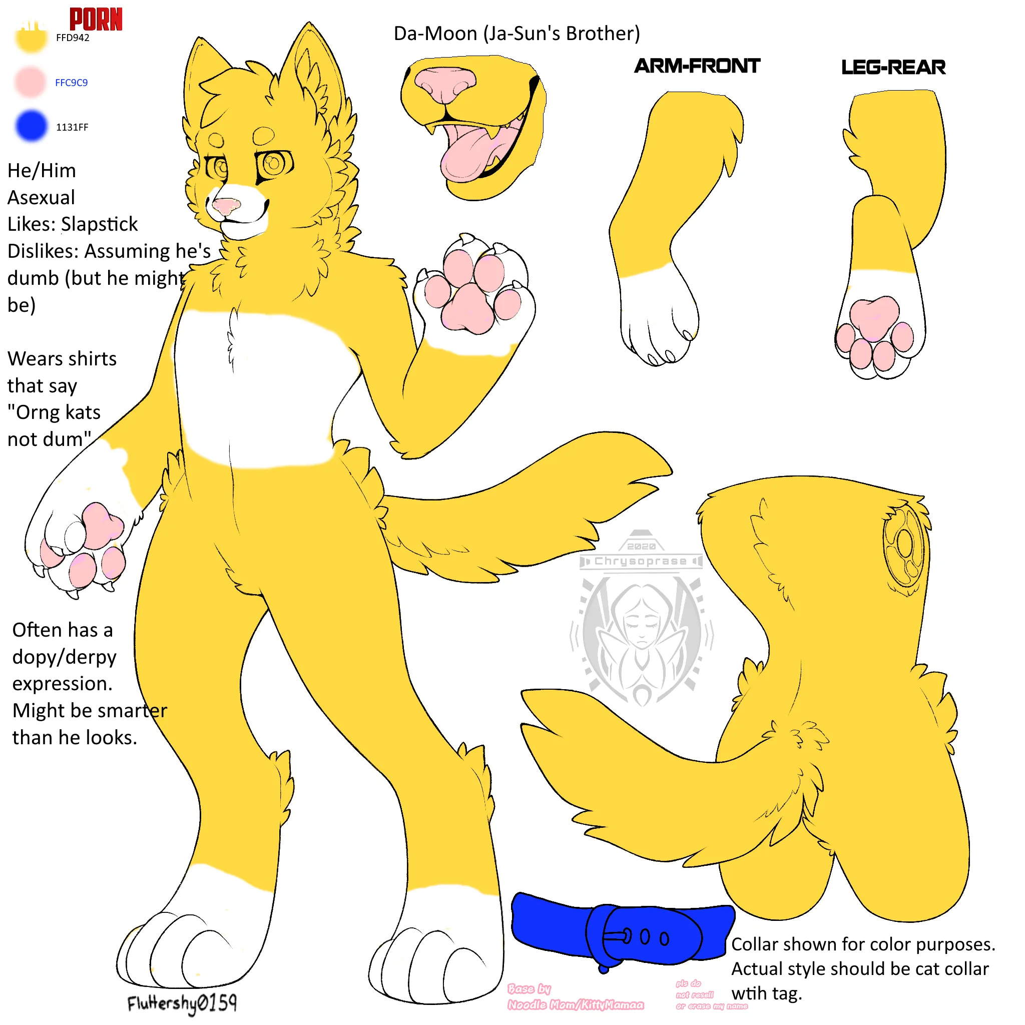 New Semifursona DaMoon by RonBOakes87114