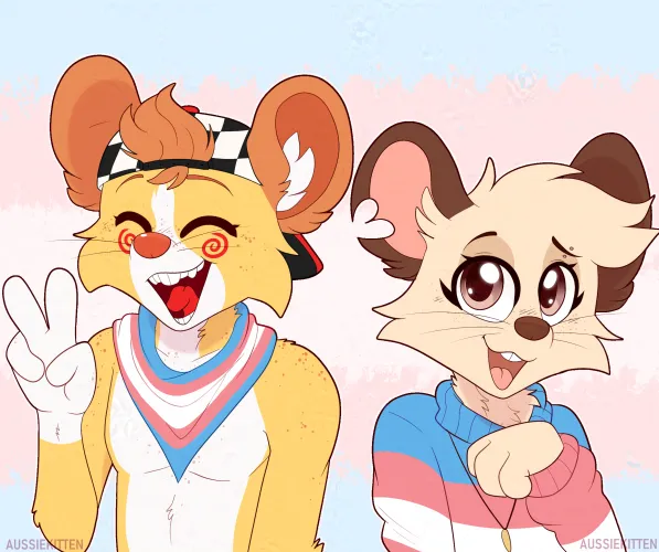 Thumbnail Trans Mice Tales Featuring Cheddar and Jayrnskis by Aussie_Kitten_