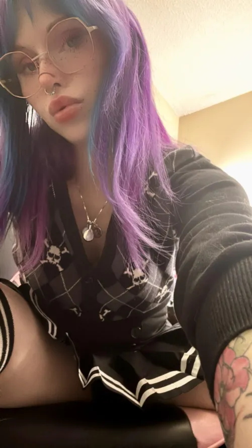 Thumbnail RainbowGothKat's Library Fantasy: 'Who Wants to Visit the Stacks?' in CollegeSluts