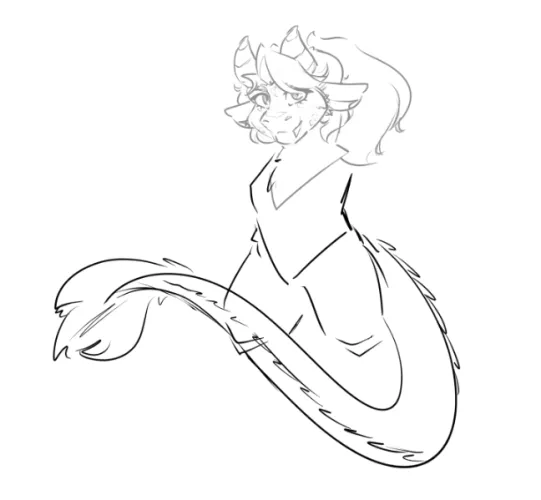 Thumbnail A Doodle of Mercury: Exploring GabriH3LL's Fursona by GabriH3LL
