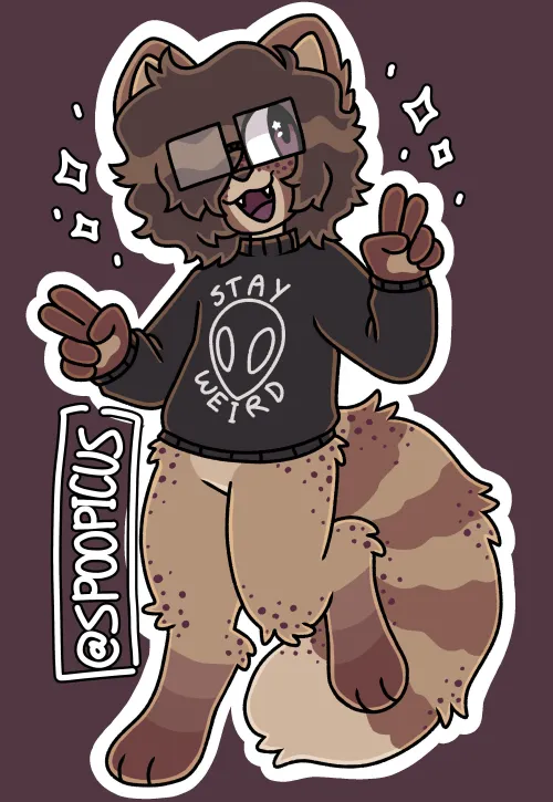 Thumbnail Unique Artistry: Spoopicus' Peaceful Expression | Furry