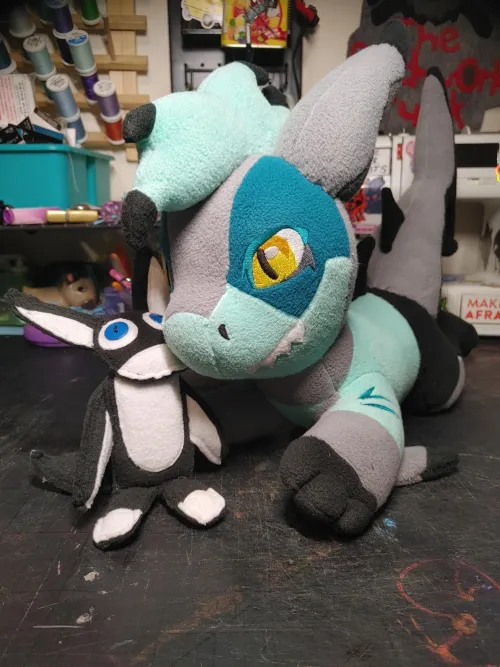 Thumbnail Feel the Love for Plushies in 'I am so in love with this plushie I made' by MyLastComment - Furry