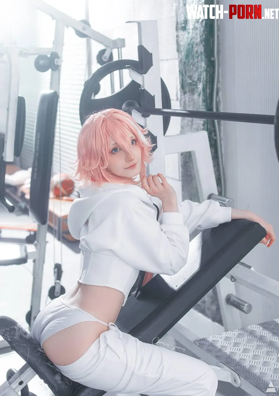 Sporty Astolfo cosplay by Charles James by charles_underwood1