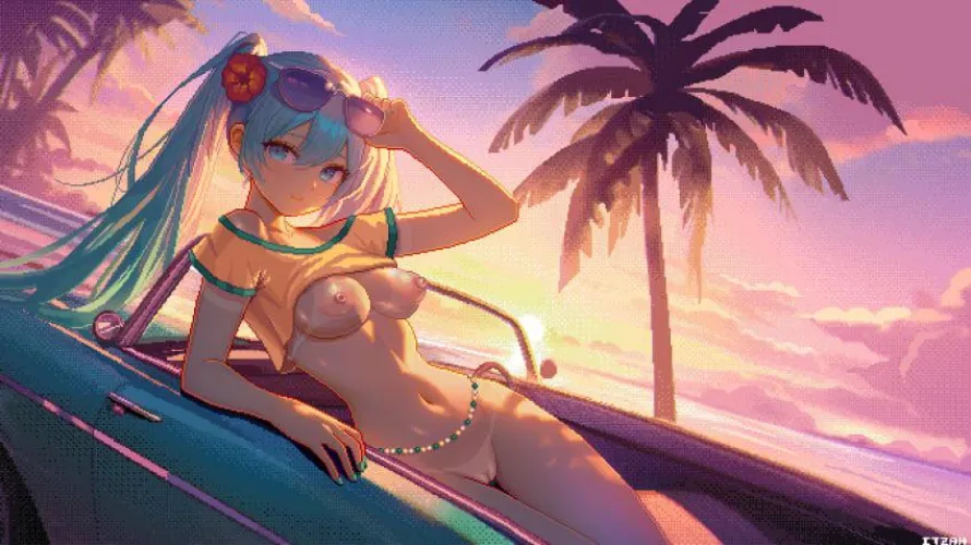 Thumbnail Miku Photoshoot Itzah Hatsune Miku by always-sleepy4991 - Rule34
