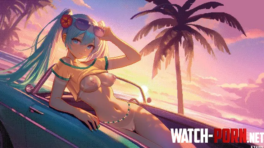 Miku photoshoot itzah Hatsune Miku by always-sleepy4991