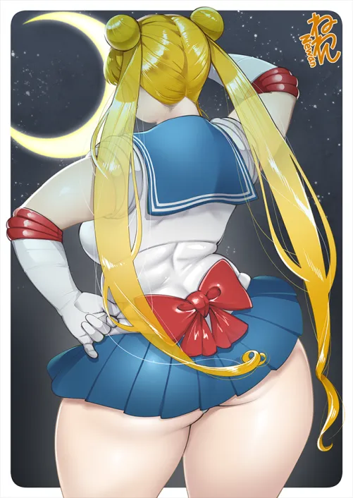 Thumbnail Sailor Moon's Allure: LafterMastr's Anime Booty Perspective