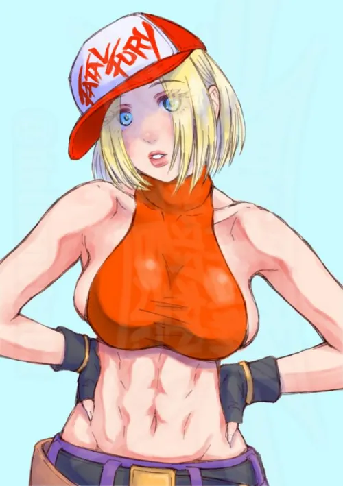 Thumbnail Blue Mary Delarocha82 The King of Fighters by EroMestre in Fitdrawngirls