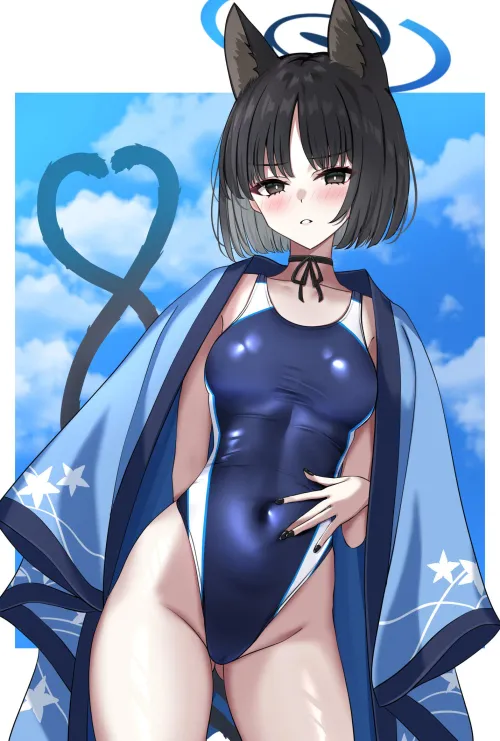 Thumbnail swimsuithentai: Dive into 'Kikyou Blue Archive' by McKnight94