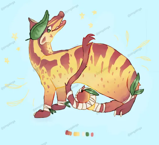 Thumbnail Unveiling Art Inspired by Owstons Palm Civets in 'I drew this little creature' by Forgor_mi_passward - Furry
