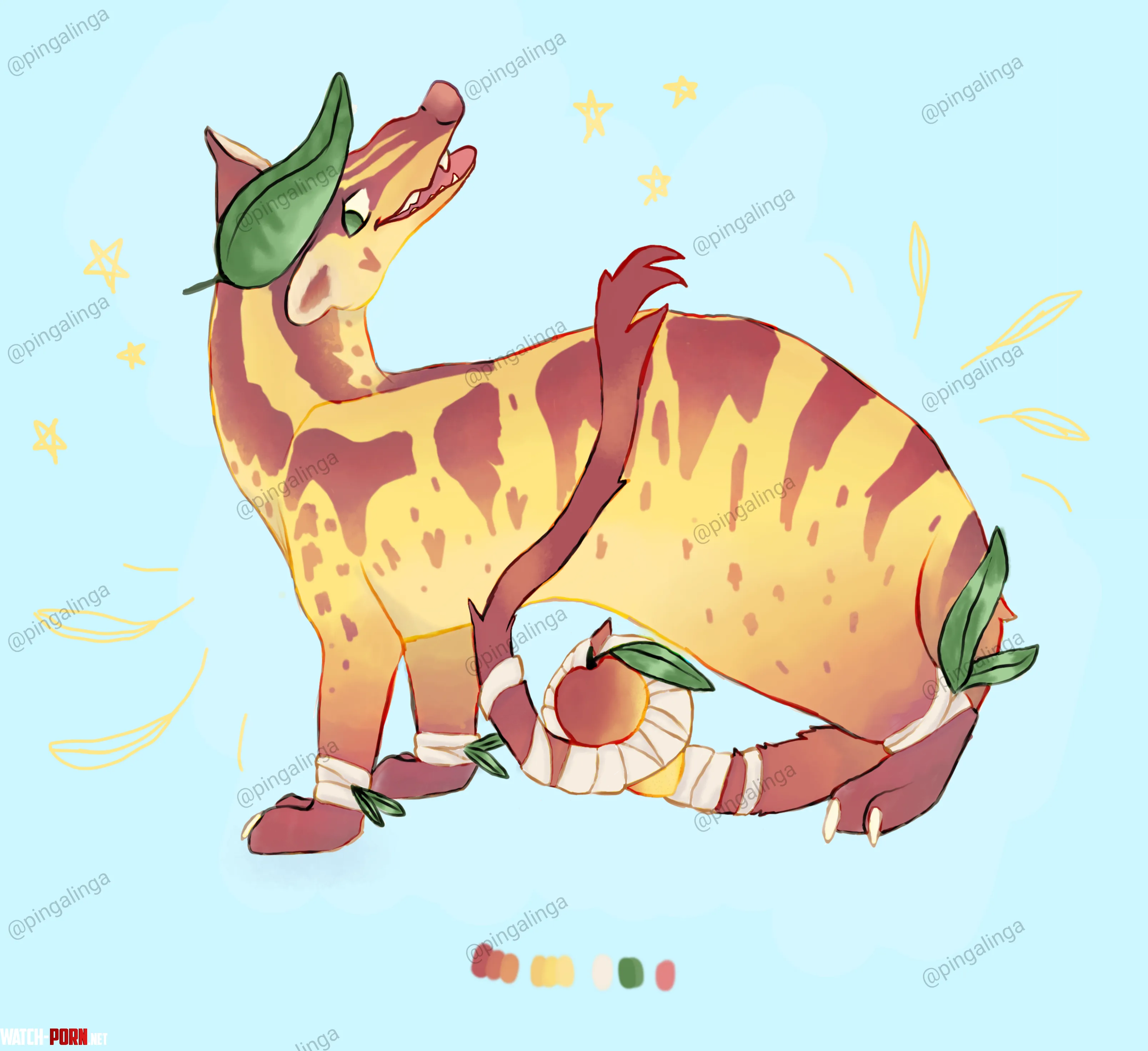 I drew this little creature inspired by Owstons palm civets Whats your favourite lesser known animal 3 by Forgor_mi_passward
