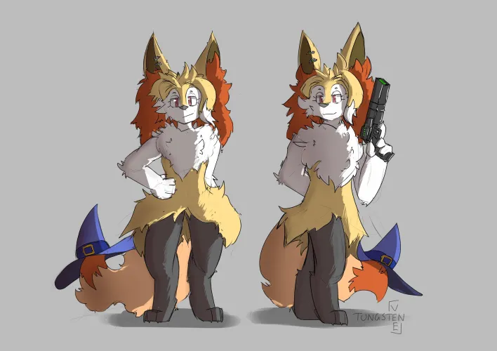 Thumbnail Discover the World of Laser Braixen by TungstenEevee in the Furry Category