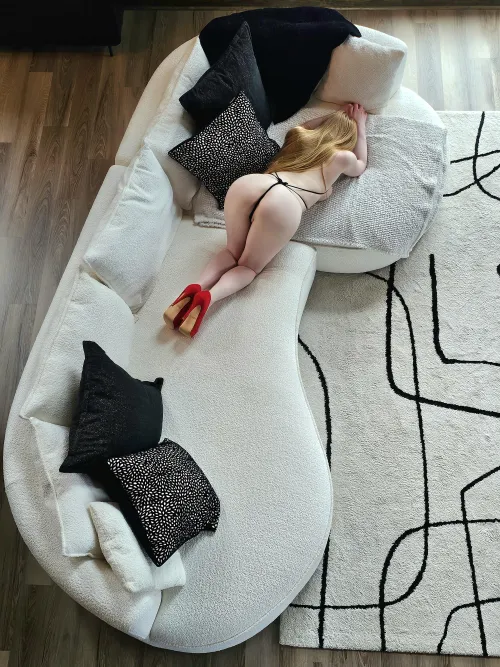 Thumbnail Red Heels Elegance: Admiring Beauty by Charlotte_Doe | classysexy