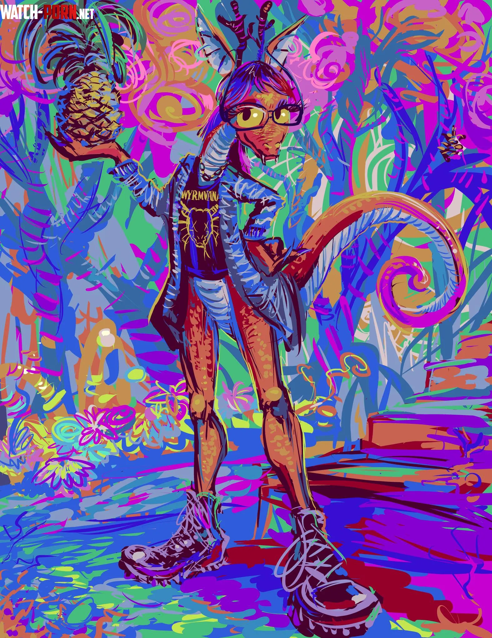 comosus commotion twas i who drew it by Frabaginarf