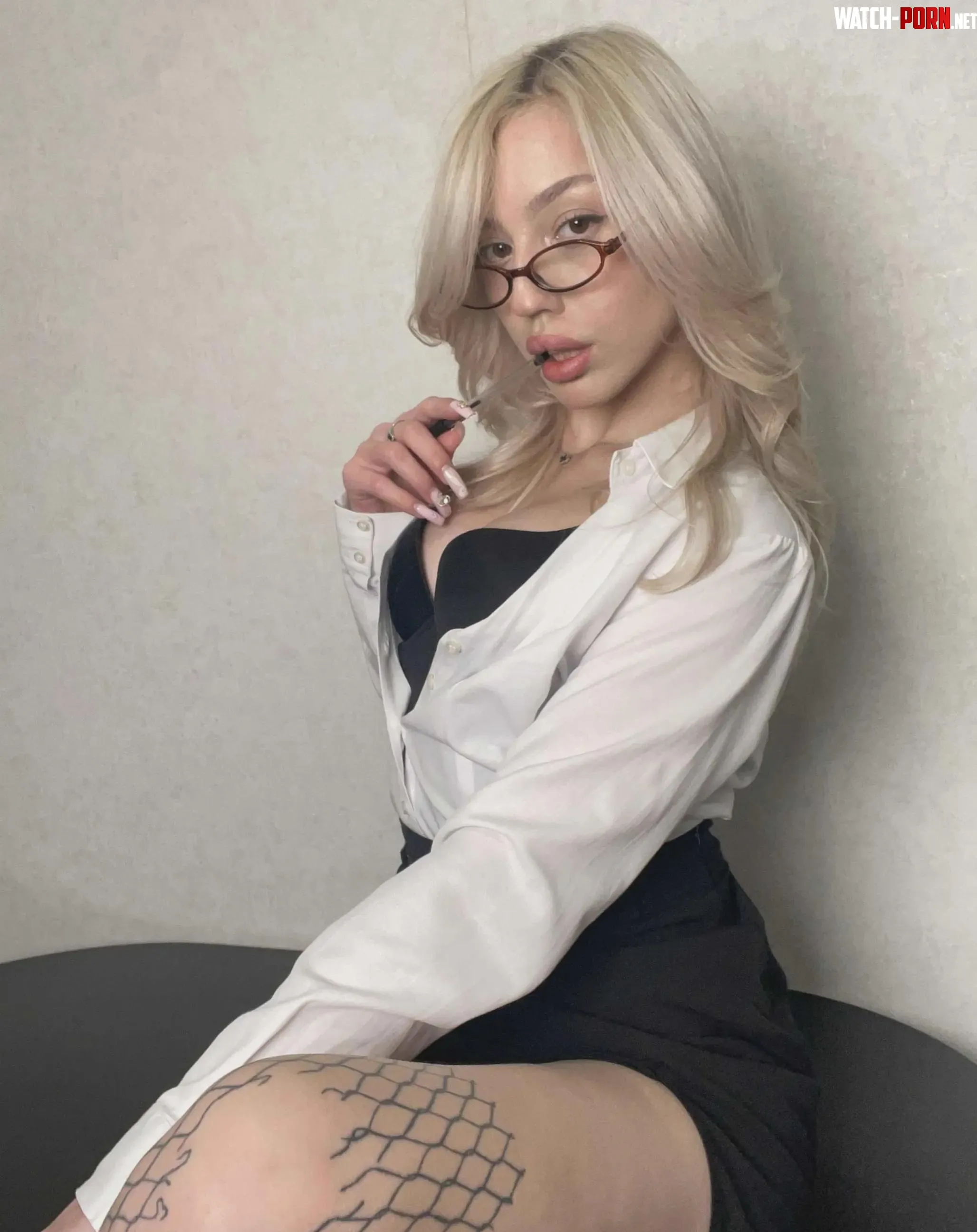 i need my glasses for my eyesight but they make me sexy by moonstarfoxy
