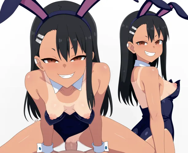 Thumbnail Nagatoro's Bunny Suit: A Too-Big Delight by Pillowfighterlevel99