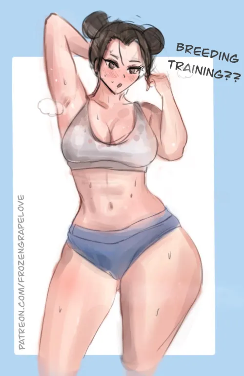 Thumbnail ChunLi Breeding Training by FrozenGrapeLove | HentaiBreeding Category