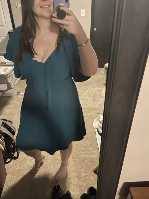 Thumbnail Witness Preg_mom_of_twins in Favorite Dress: A MirrorSelfie