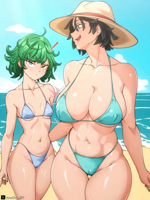 Thumbnail Tatsumaki and Fubuki Yurachanbf OP Man by acce_0 | rule34
