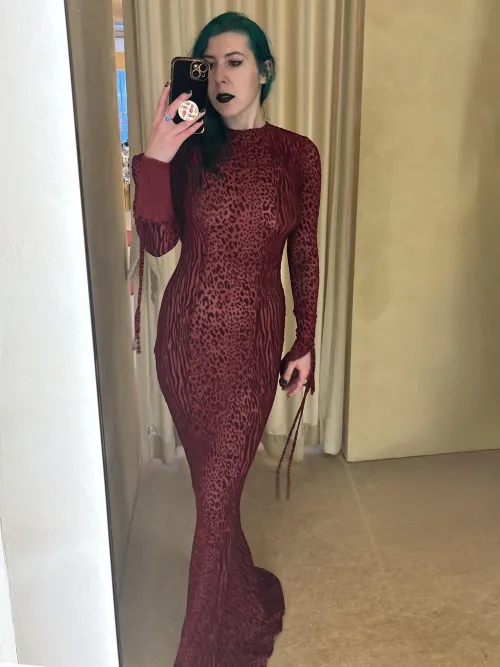 Thumbnail Leopard Print Curves in the Mirror | sirenskiss3 - MirrorSelfie