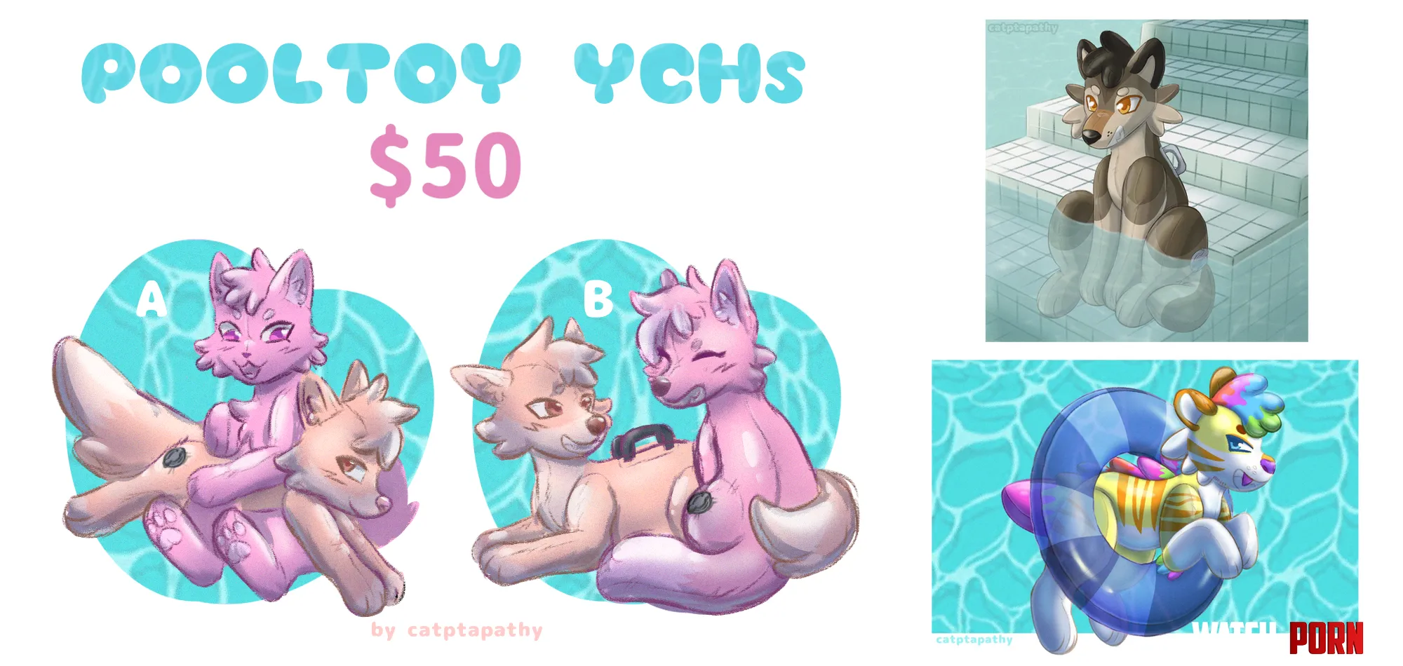 Pooltoy YCHs by catptapathy me by NikoTheRipper
