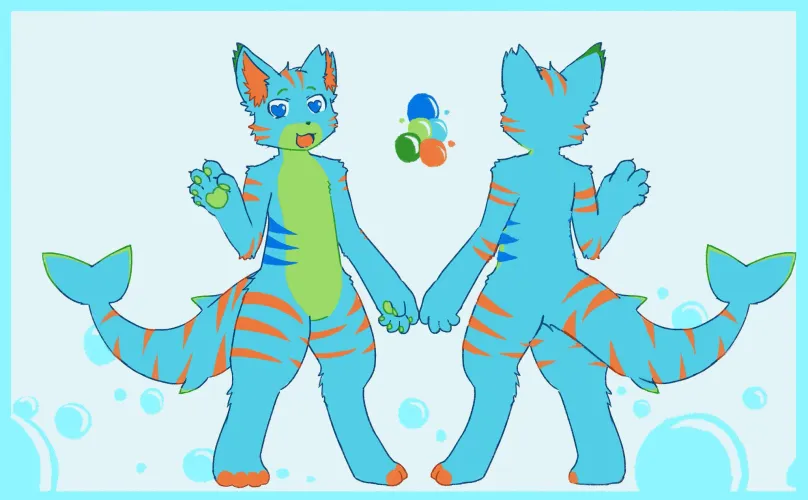 Thumbnail Unveiling My First Ref Sheet in the Furry Realm | hereliesmouse
