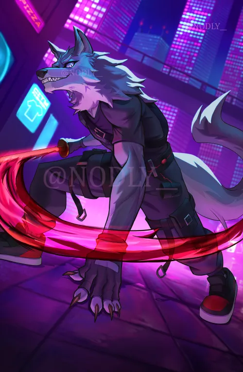 Thumbnail Commissioned Furry Artwork Unveiled | nodly_ - furry